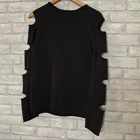 Skull Cashmere Tyrone Slash Sleeve Sweater - Picture 3 of 5